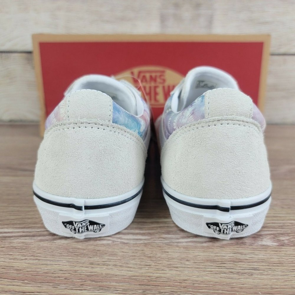 NEW Vans Ward Low Top Women's Suede Heart Tie Dye Athletic Skate Casual Size 7.5 - Picture 5 of 7